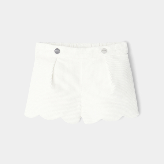 Shorts in velluto bimba