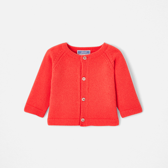 Cardigan in cashmere neonato