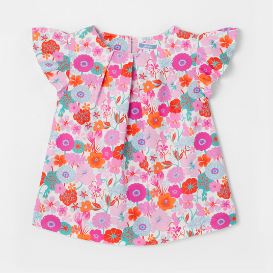 Blusa in tessuto Liberty bambina 