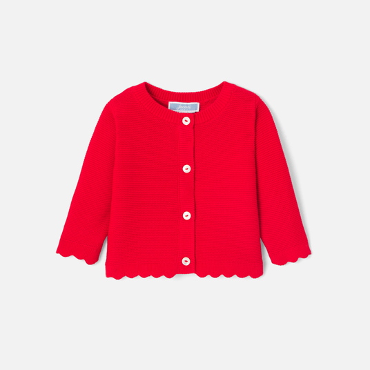 Cardigan punto legaccio bimba