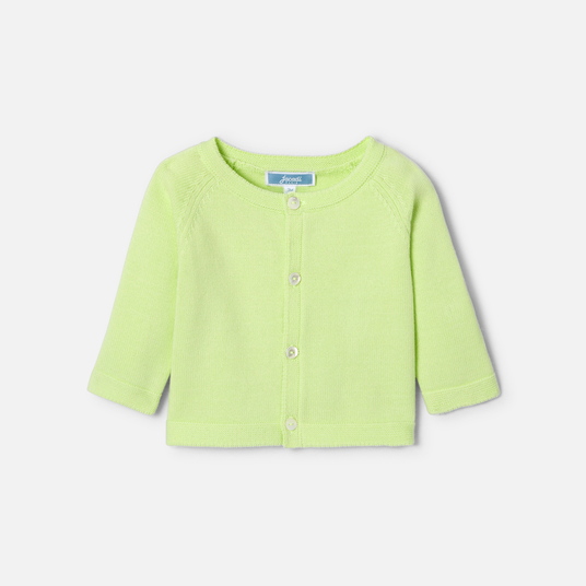 Cardigan in jersey neonato