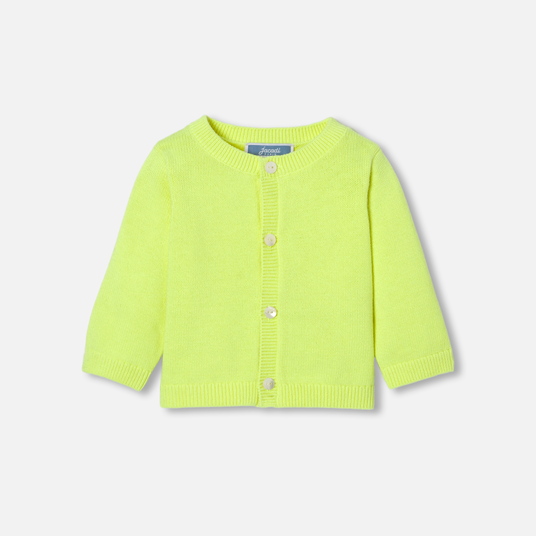 Cardigan in jersey neonato