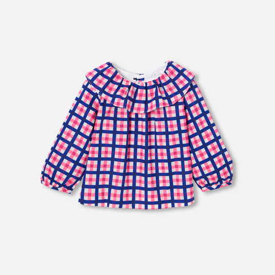 Blusa a quadri bimba