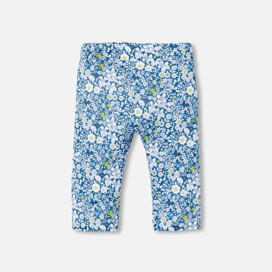 Pantaloni comodi in tessuto Liberty bimba