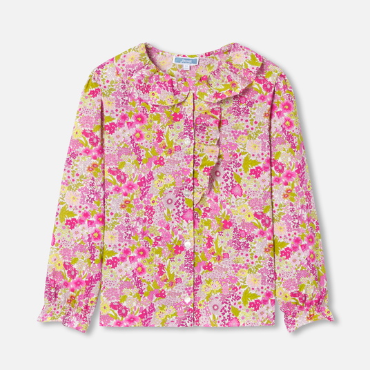 Blusa in tessuto Liberty bambina 