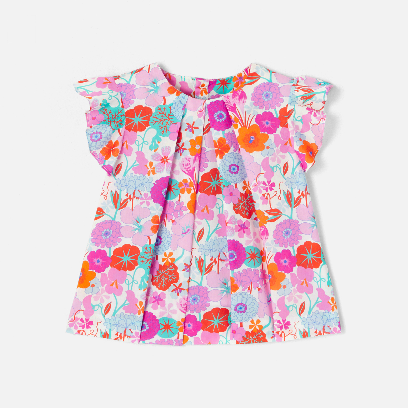 Blusa in tessuto Liberty bimba